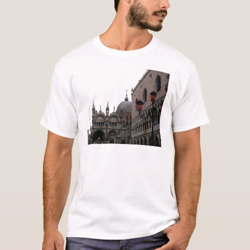 Square  Basilica of St Mark T_Shirt