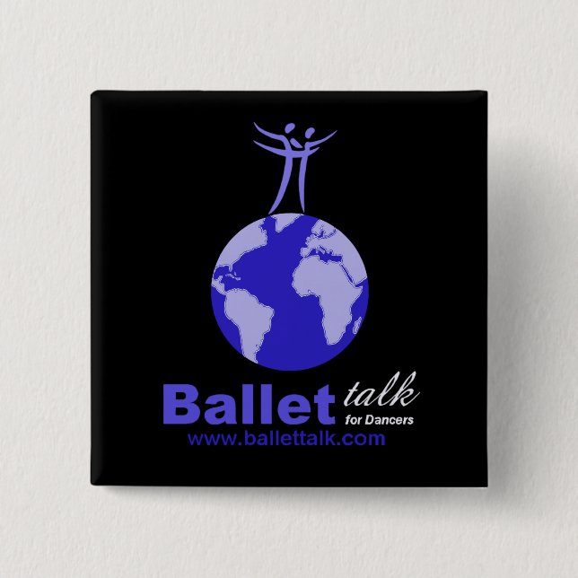 Square Black Button (Front)