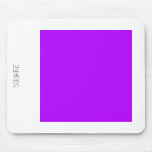 Square - Blue Purple and White Mouse Pad