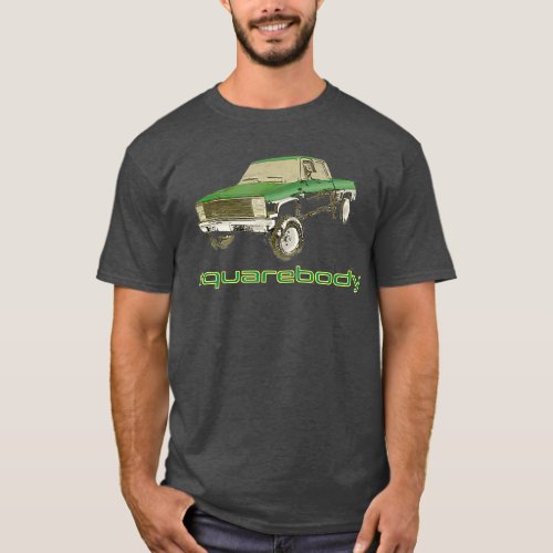Square Body Two Tone Truck  for Nation Wide Fans T_Shirt