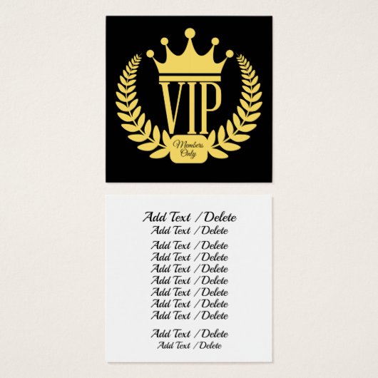 Square Business, Gift, Message Cards & More (Front & Back)