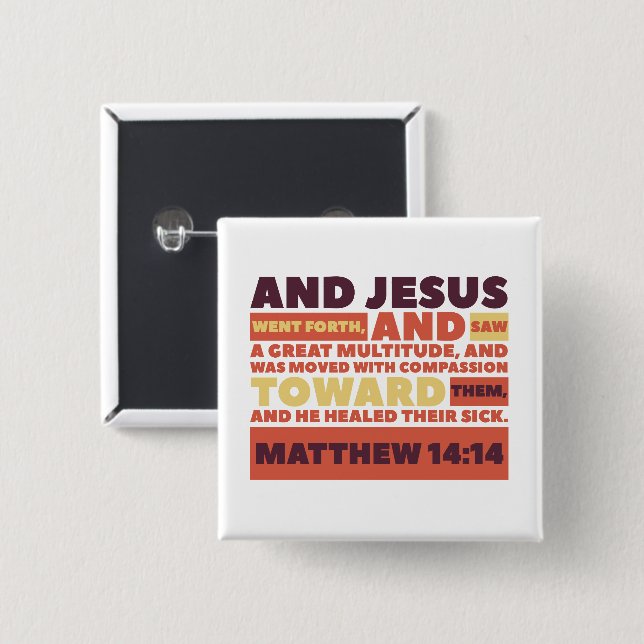 Square Button (Front & Back)