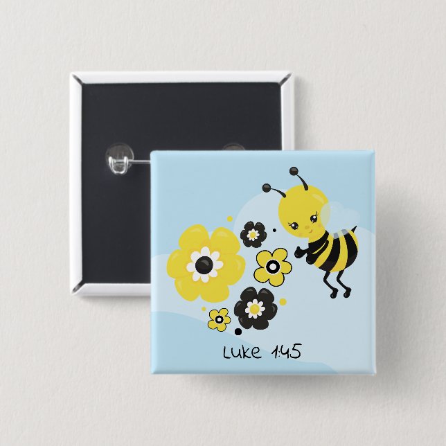 Square Button (Front & Back)