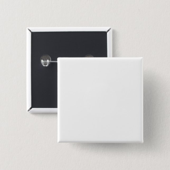 Square Button, 2 Inch Button (Front & Back)