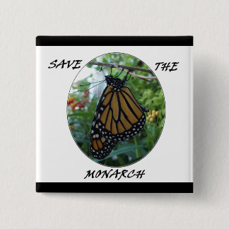 Square Button 2 Inch,Monarch Style #1