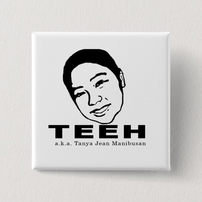 Square Button - Customized (Front)