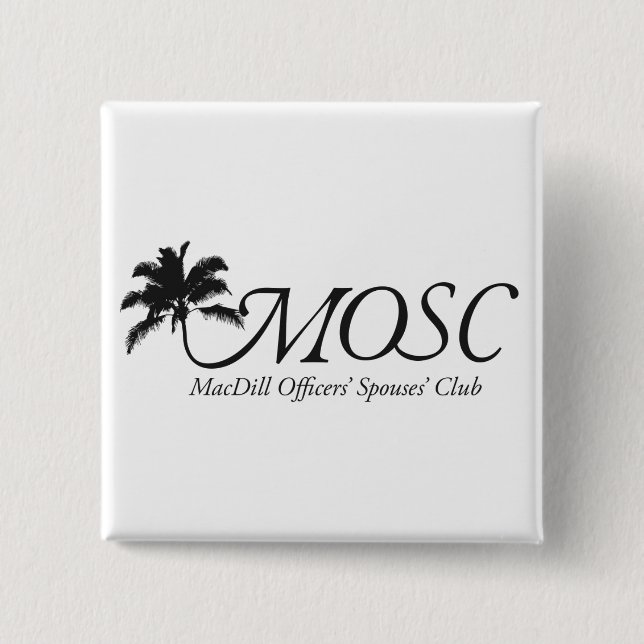 Square Button with Logo (Front)