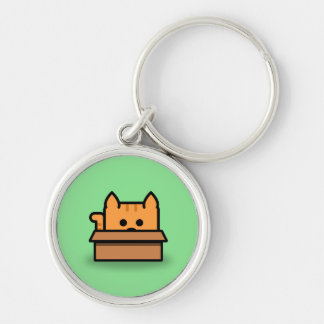 Square Cats Keychain