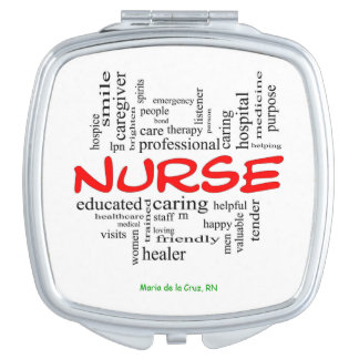 Square Compact Mirror
