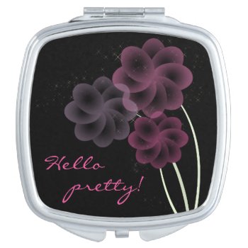 Square Compact Mirror by JulDesign at Zazzle