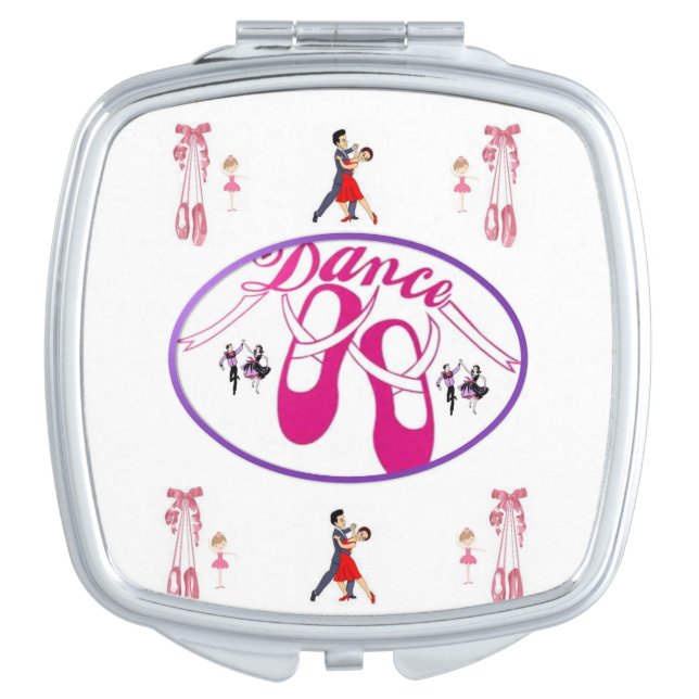 Square Compact Mirror Dance (Front)