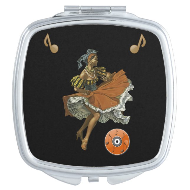 Square Compact Mirror Dance (Front)