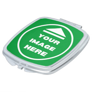 Square Compact Mirror Personalized -Add Image/Text