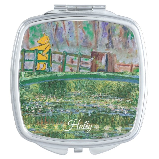 Square Compact Mirror - Winnie-The-Pooh (Front)