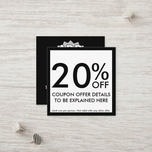 square coupon card