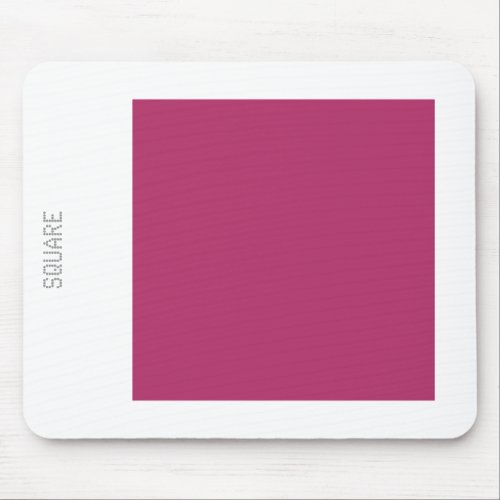 Square _ Crimson and White Mouse Pad