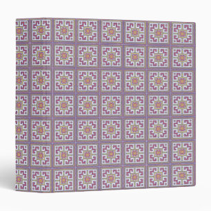 Square cross-stitch pattern 3 ring binder
