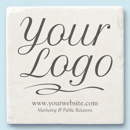 Square Custom Marble Coaster Your Company Logo