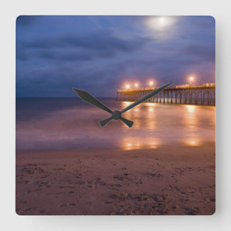 Square Custom Wall Clock Vibrantly Printed