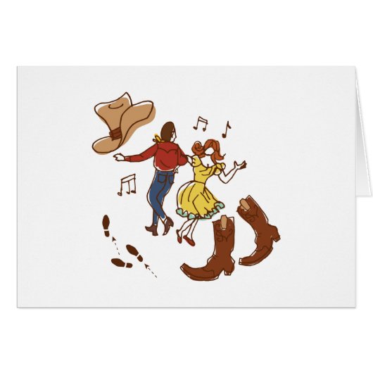 Square Dance Cards (Front Horizontal)
