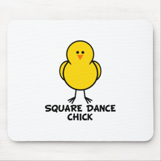 Square Dance Chick Mouse Pad