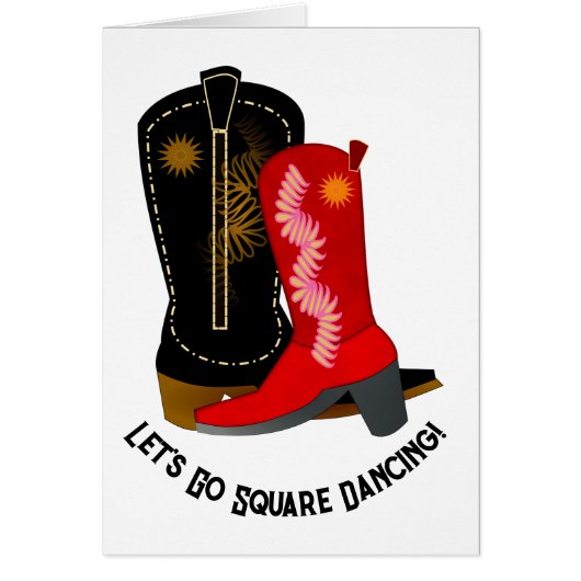 Square Dance Day Greeting Cards (Front)
