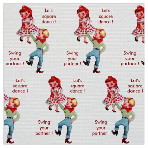 Square Dance Fabric