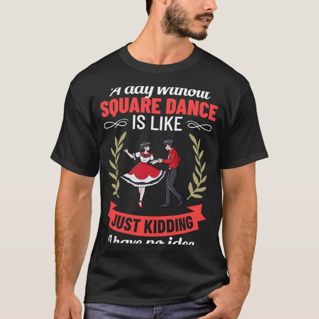 Square Dance Music Caller Lessons Dancer T-Shirt (Front)