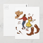 Square Dance Postcard | Zazzle