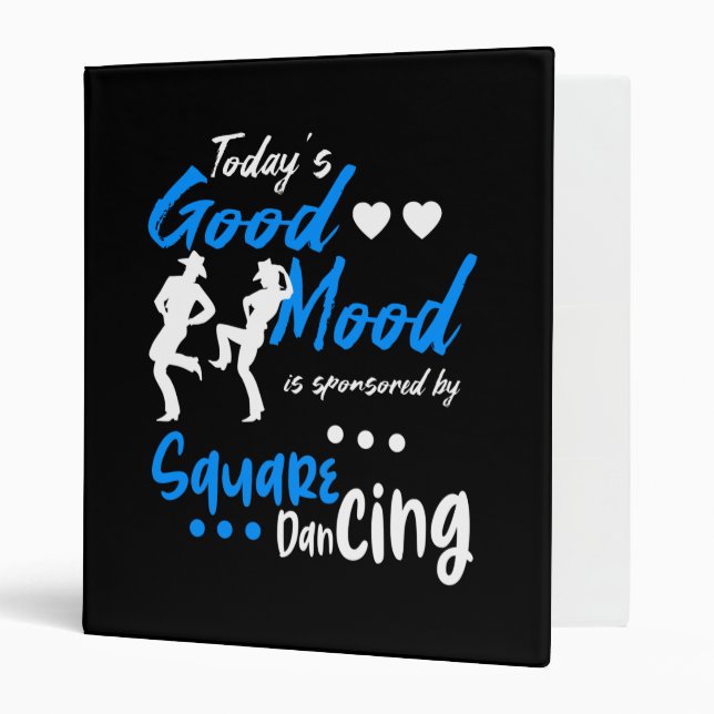 Square Dance Square Dancing 3 Ring Binder (Front/Inside)