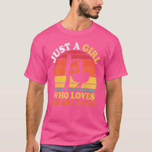 Square Dance Vintage Just A Girl Who Loves Square T-Shirt