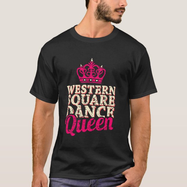 Square Dance Western Dance Dancer T-Shirt (Front)