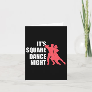 Square Dancing Card