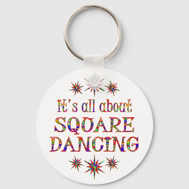 SQUARE DANCING KEYCHAIN (Front)