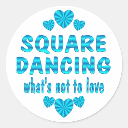 SQUARE DANCING LOVE STICKER on PopScreen