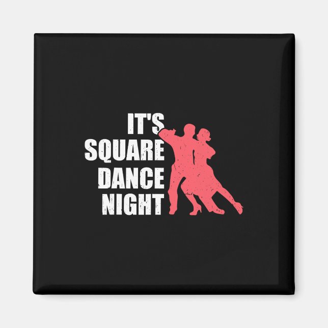 Square Dancing  Magnet (Front)