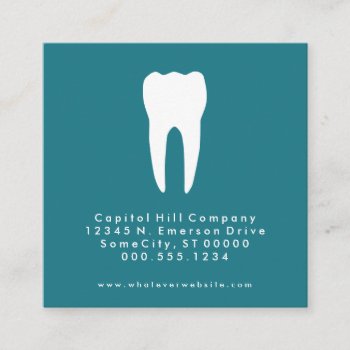 Square Dentist Appointment Reminder by identica at Zazzle