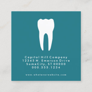 square dentist appointment reminder card