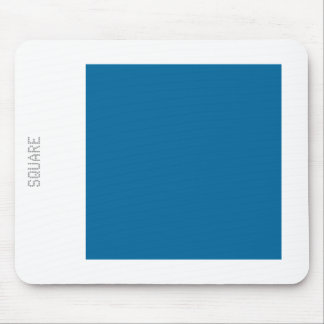 Square - Desert Blue and White Mouse Pad