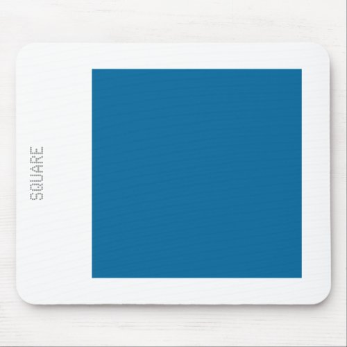 Square _ Desert Blue and White Mouse Pad