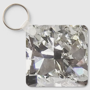Square Diamond Keychain