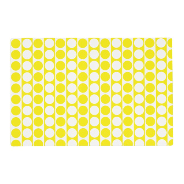 Square Dot Custom Pattern Placemat (Front)