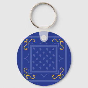 Square Drops Keychain