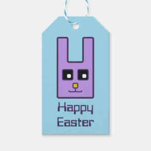 Square Easter Bunny Gift Tags