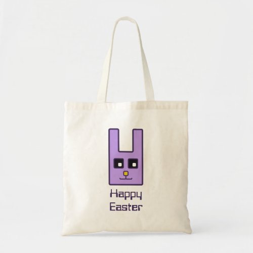 Square Easter Bunny Tote Bag