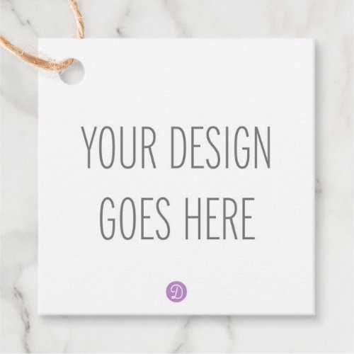 Square Favor or Gift Tags Printing 2