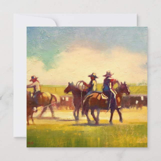 Square Flat Note Card (Front)