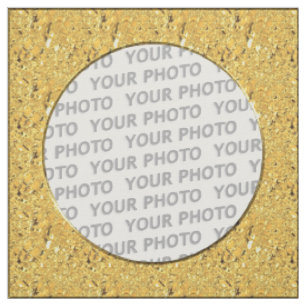 Square Frame gold leaf + your photos & ideas Fabric