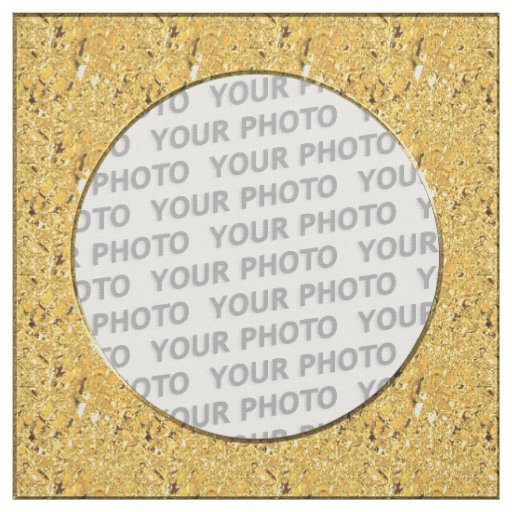 Square Frame gold leaf + your photos & ideas Fabric