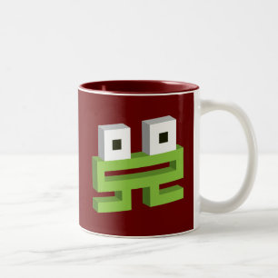 Square Frog Two-Tone Coffee Mug